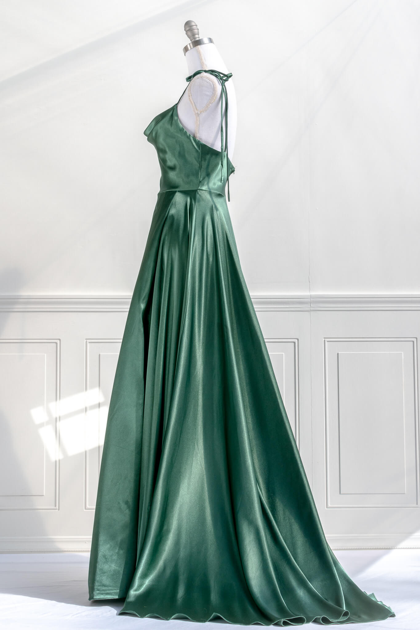 Aphrodite-Kleid – Smaragdgrün