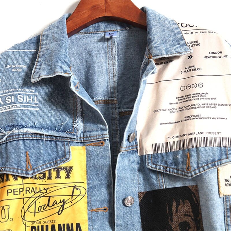 Funky Blue Denim Jacket