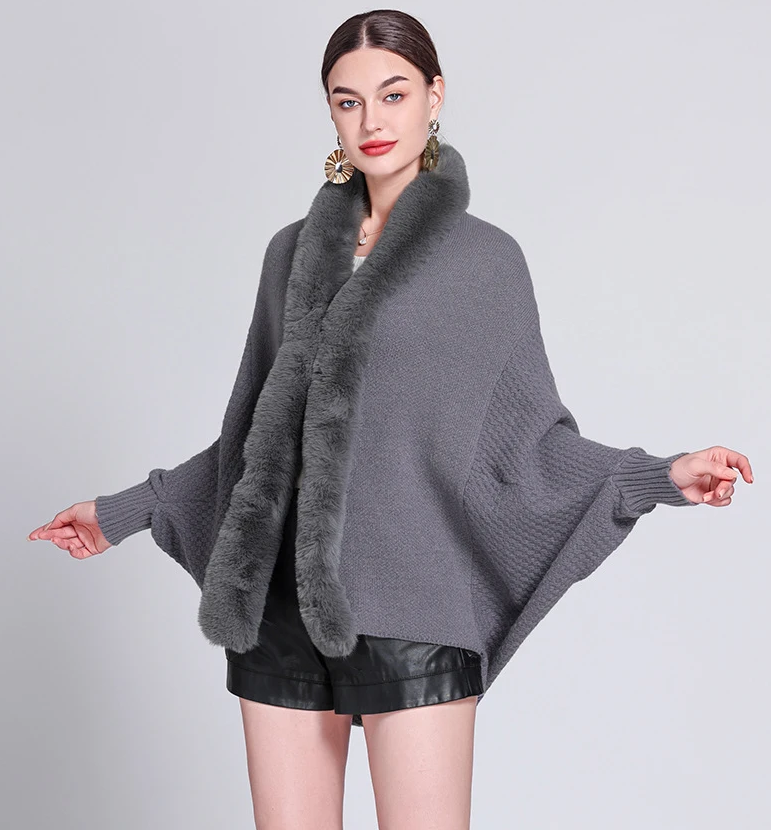 Galater Fur Winter Shawl