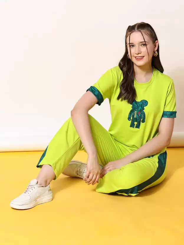 Green Teddy Co-ord Set