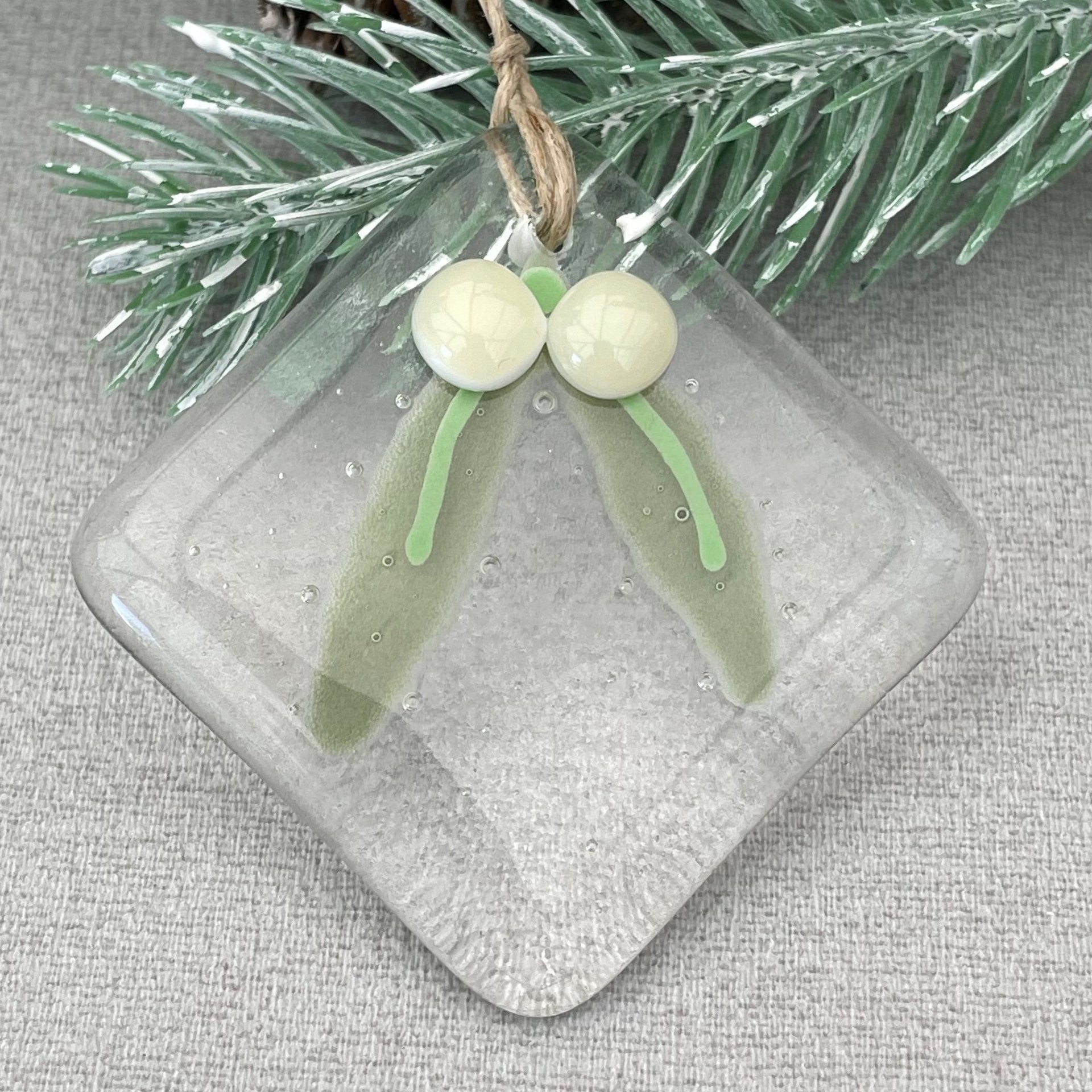 Glass Christmas Tree Decorative Pendant