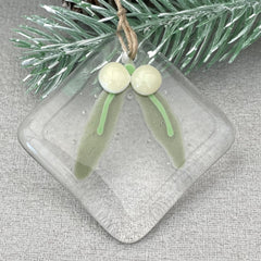 Glass Christmas Tree Decorative Pendant