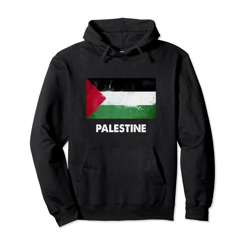 Cotton Palestine Pullover Hoodie Warm Hoodie Fashion Hip Hop Street Wear Pullover Men Women Casual Sweatshirt