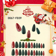 Weihnachtsnägel Nagelspitzen-Verschleißzubehör