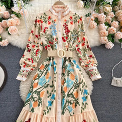 Phoenix Floral Long Dress