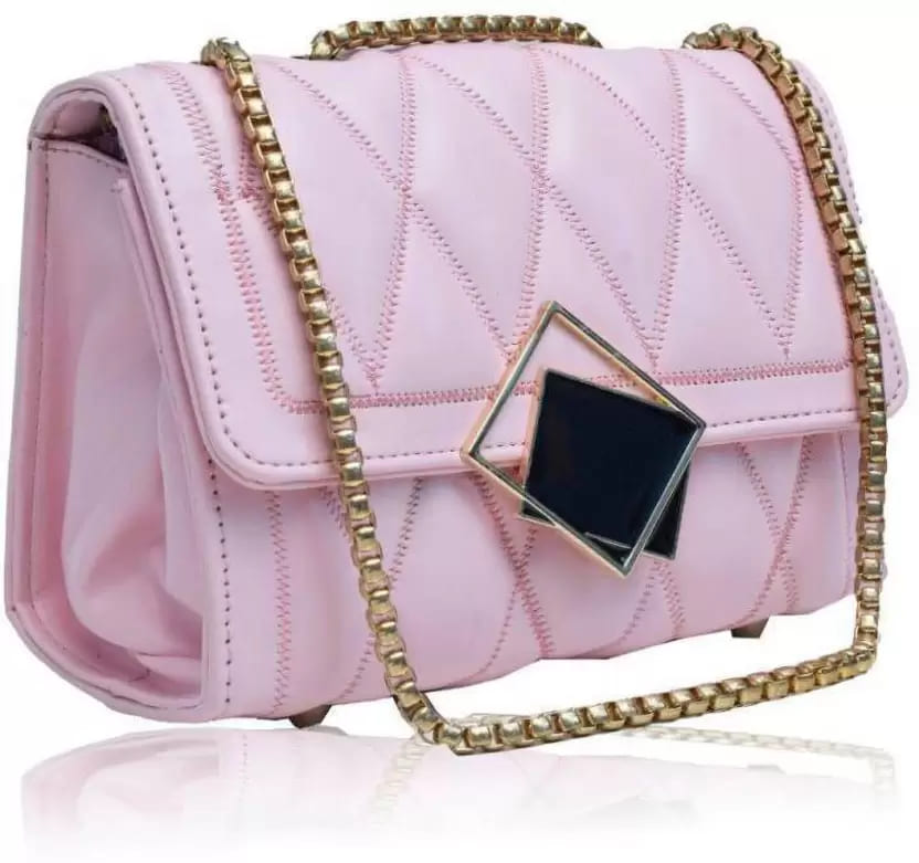 Pink Block Purse