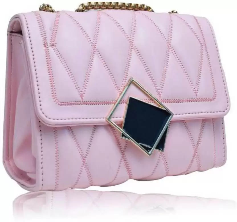 Pink Block Purse