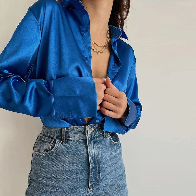 Satin Solid Shirt