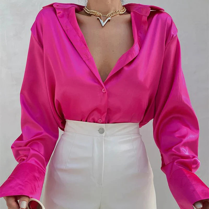 Satin Solid Shirt