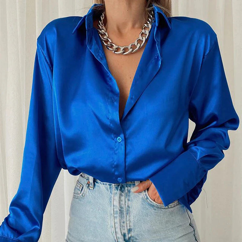 Satin Solid Shirt