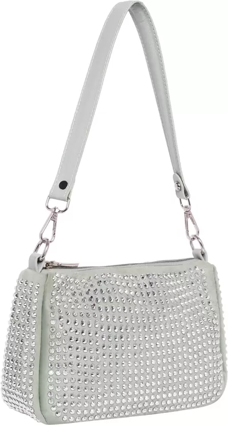 Silver Shoulder Bag