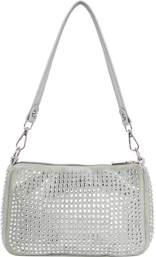 Silver Shoulder Bag