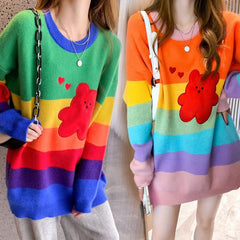 Sweet Rainbow Colored Sweater