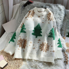 White Woollen Christmas Sweater