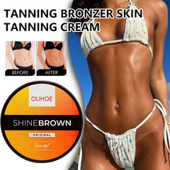 Intensive Tanning Luxe Gel Crema bronceadora corporal después del sol Combinación reparadora Gel de aloe vera Tez de trigo Bronceador de playa Gadgets de verano