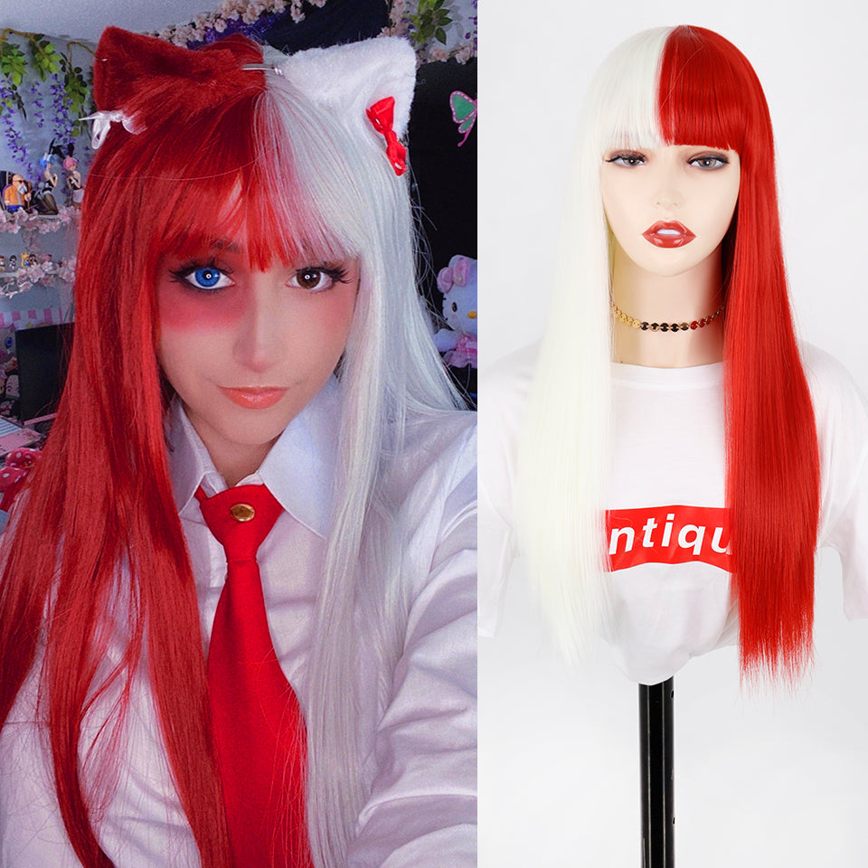 Japanese JK Full Head Cover Women's Long Straight Hair