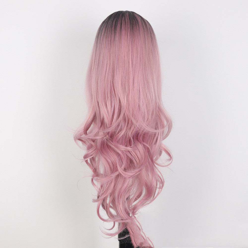 The New Rose Net Wig Is Thin And Straight With Long Curls