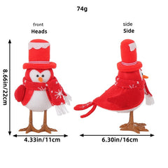 Jingchen Christmas Luminous Bird Christmas Gift Table Decorative Ornaments