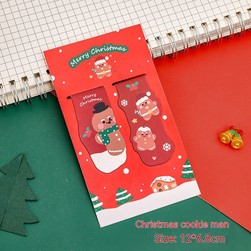 Magnetic Bookmark Student Christmas Stationery