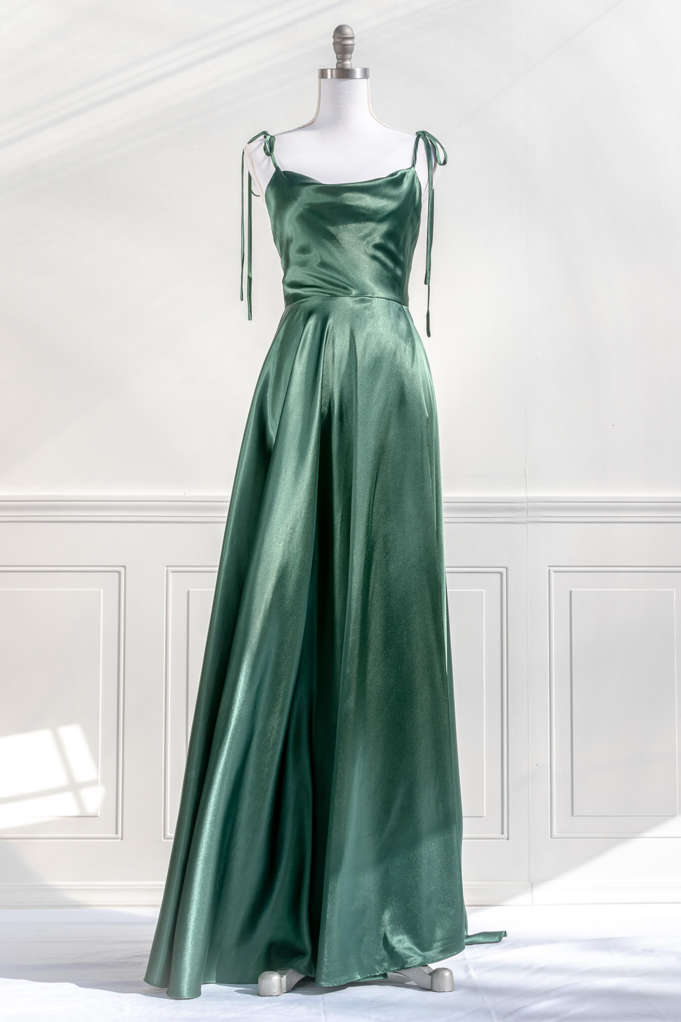 Aphrodite-Kleid – Smaragdgrün