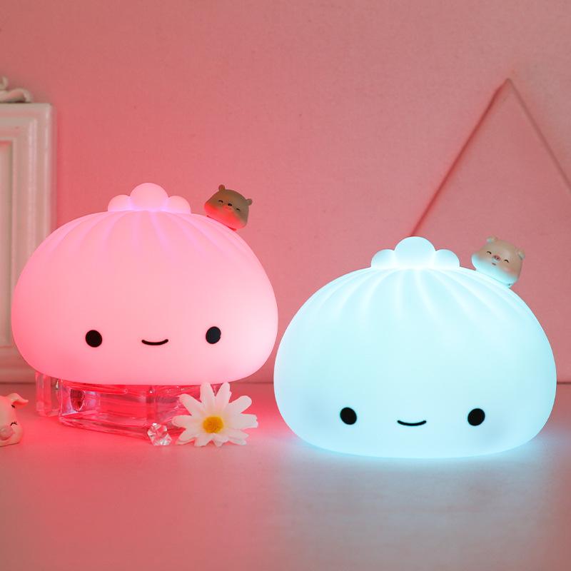 Steamed Bun Patting Night Light Gift