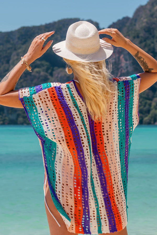 Colorful Hollow Knot Front Cover Up