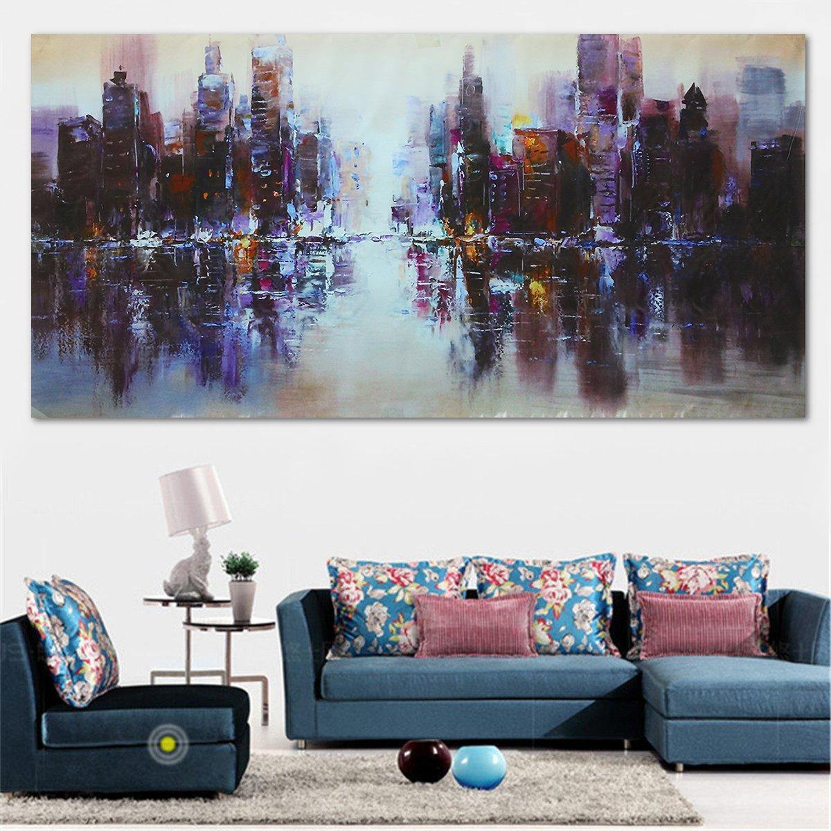 Abstract City Canvas Art Paintings Print Picture Modern Home Wall Decorations