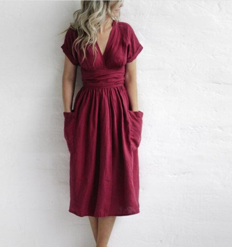 Moment of Yourself Wrap Midi Dress