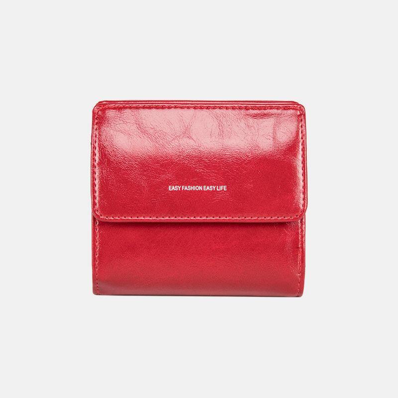 Women Retro Mni Bifold Multi-card Slot Card Holder Wallet