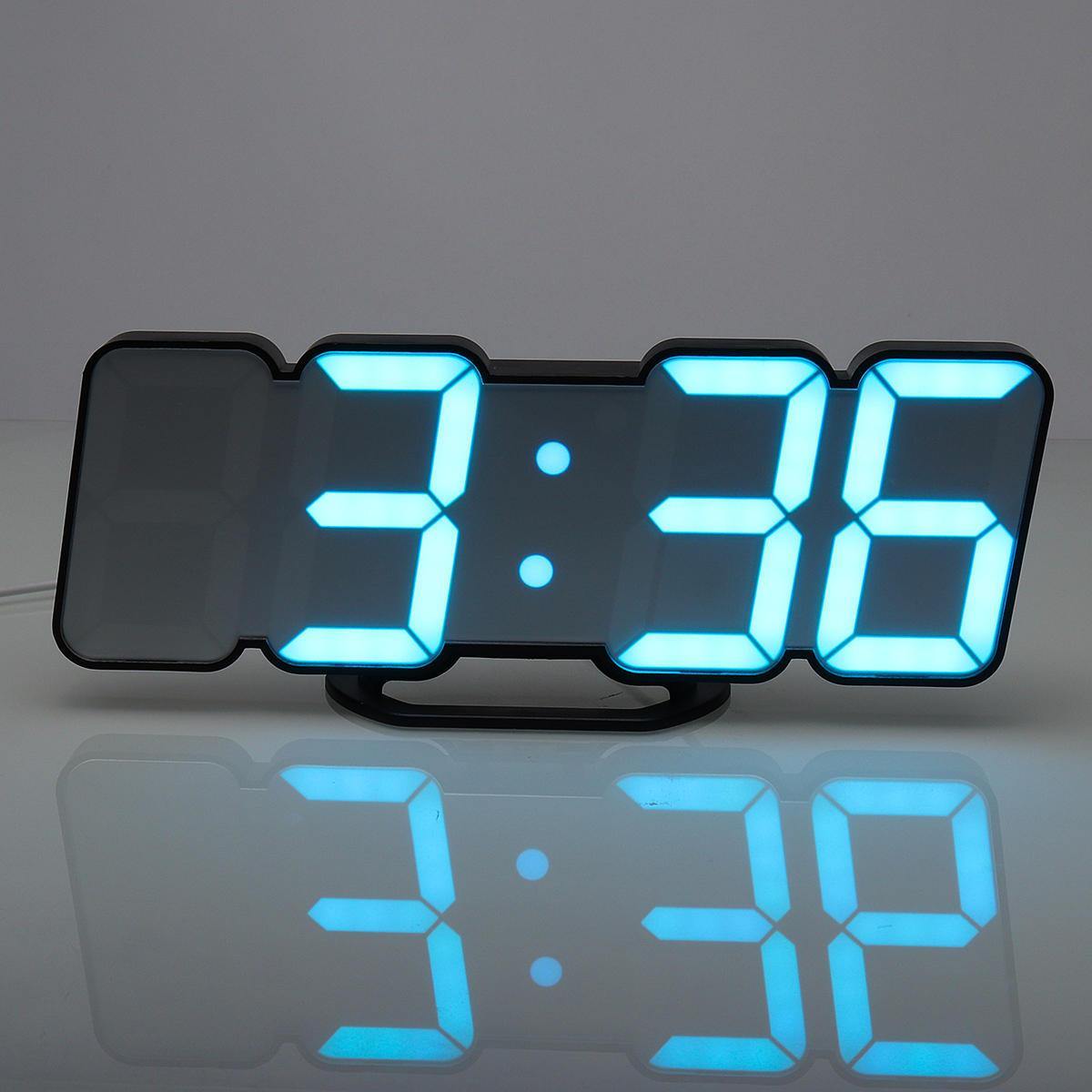 HC-26 3D Bunte LED Digitaluhr Fernbedienung Temperaturwecker 