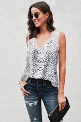 Contrast Lace Tank