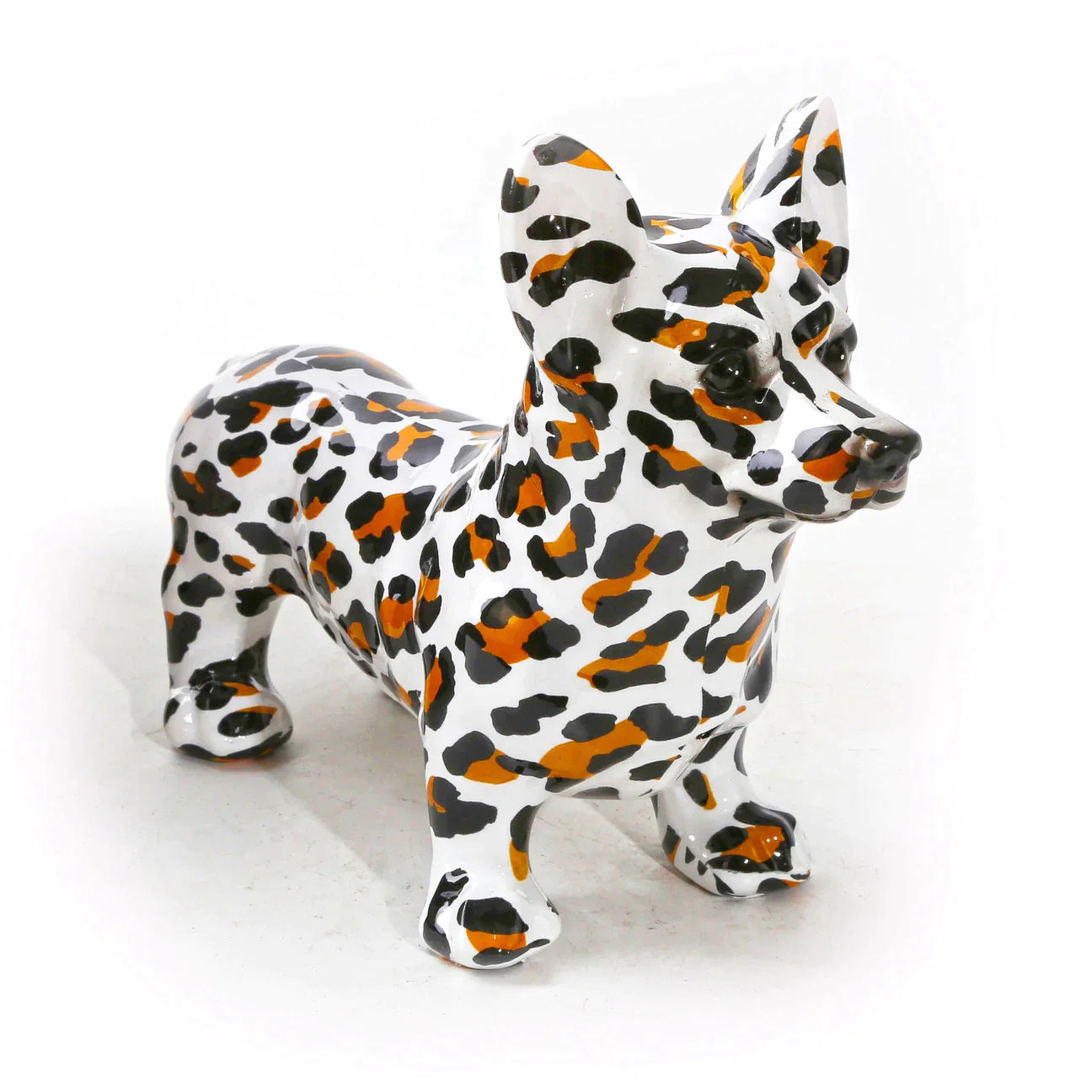 ArtZ® Corgi Graffiti Painted Statue