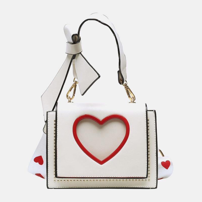 Bolso bandolera bordado con amor para el Día de San Valentín para mujer 