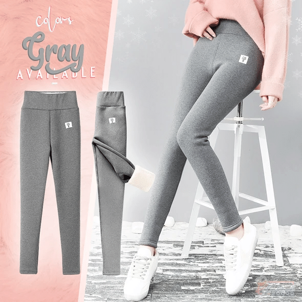 Leggings de forro polar adelgazantes para mujer