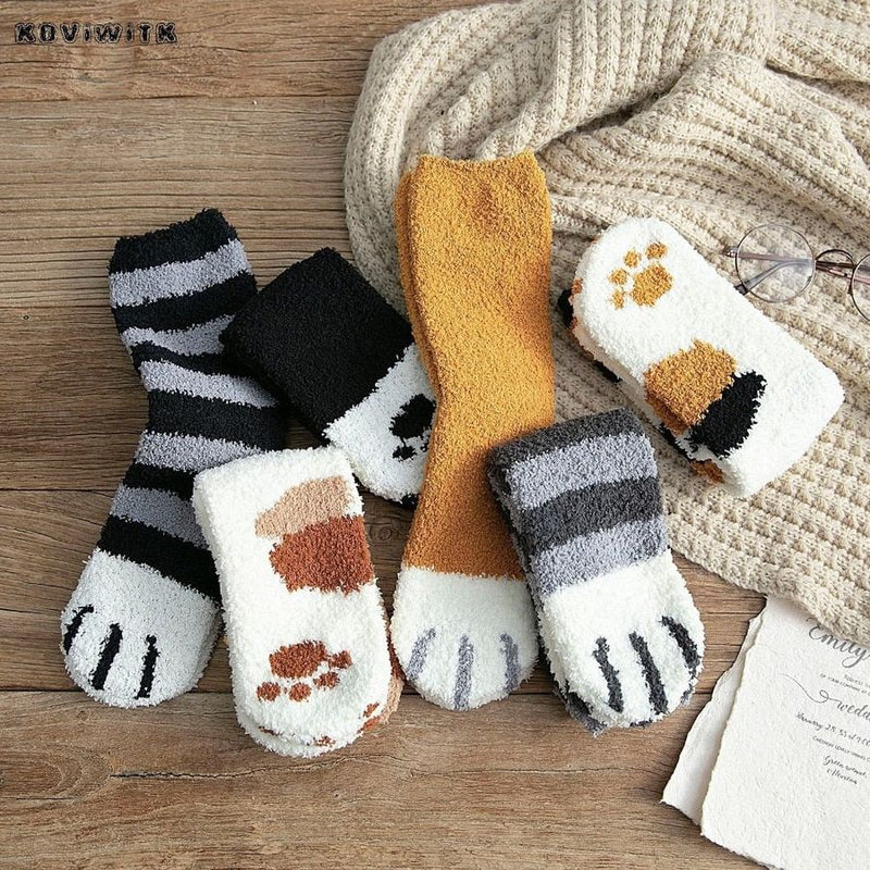 Calcetines con garras de gato - Promoción navideña 🎁