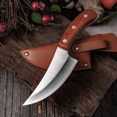 Stainless Steel Boning Knife Kitchen Chef Knife Sharp Utility Butcher Knife Kitchen Cook Tools With Sheath Cover