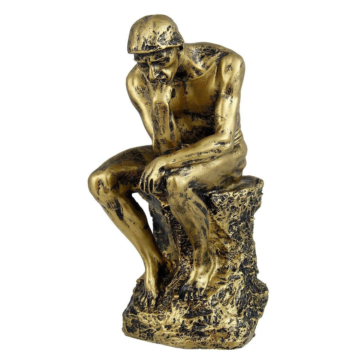 Creative Character Sculpture Thinker Pensive Decoration Living Room Study Room Model Office Office Decoration