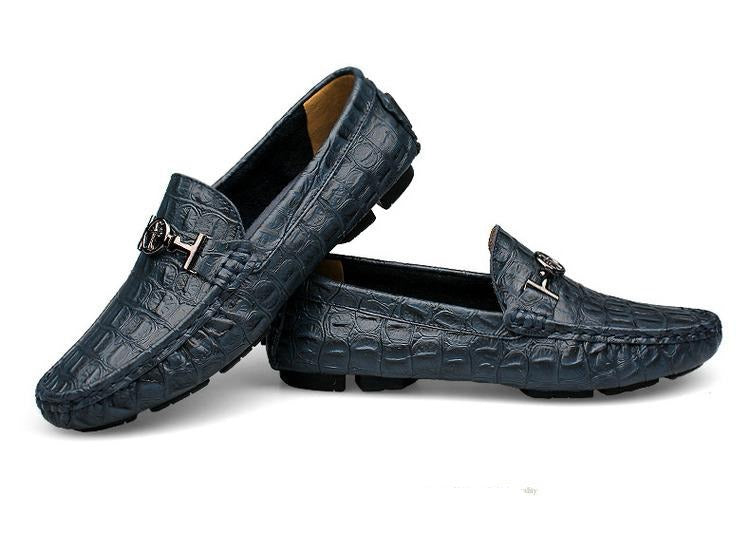 Men's Casual Leather Loafer Plus Size