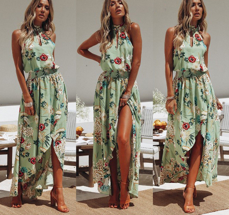 European trend beach dress ebay AliExpress explosion dress bohemian style dress