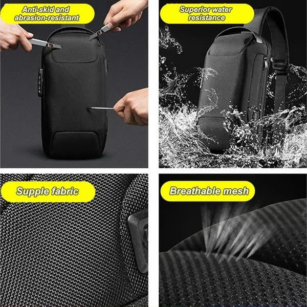 USB Anti Theft Charging Shoulder Bag