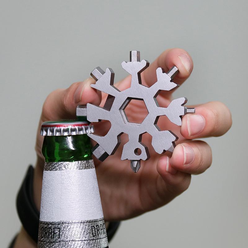 【LAST DAY SALE】18-in-1 Stainless Steel Snowflake Multi-Tool