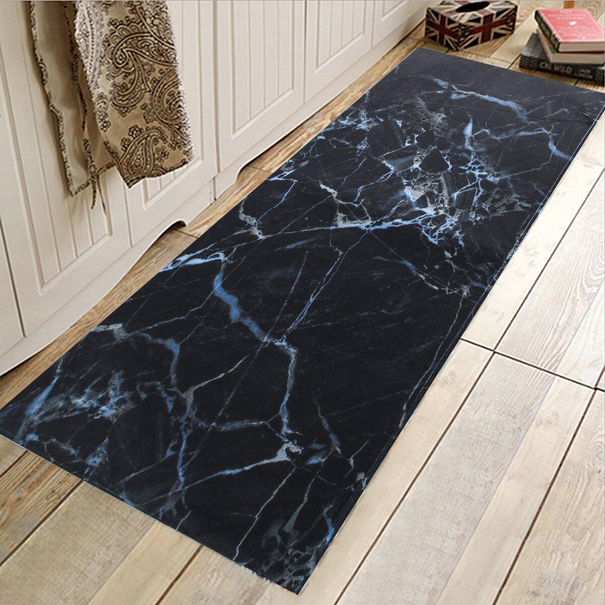 Non-Slip Kitchen Floor Mat Washable Machine Rug Hallway Absorption Doormat Entrance Balcony Hotel Carpet