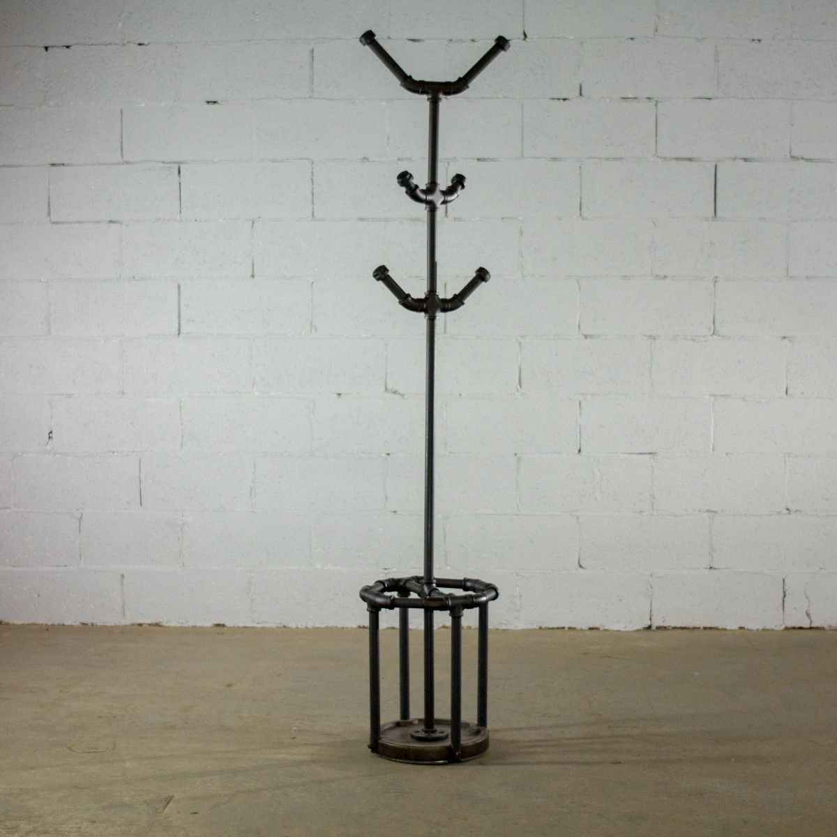 Modern Industrial Three Tier Coat Rack