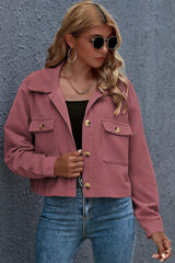 Cropped Corduroy Jacket