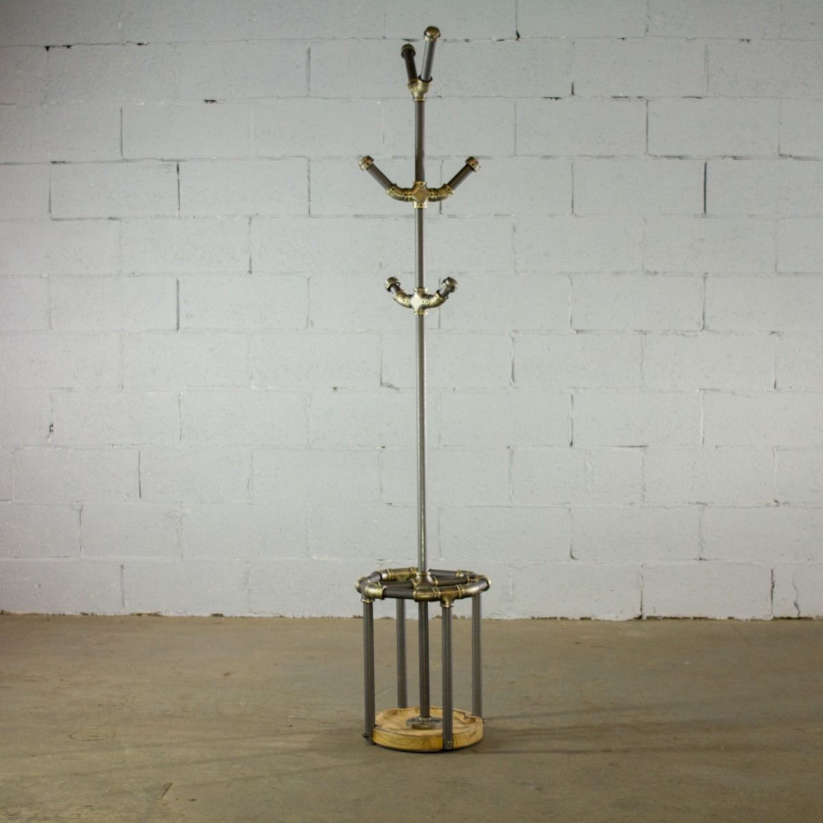 Modern Industrial Three Tier Coat Rack