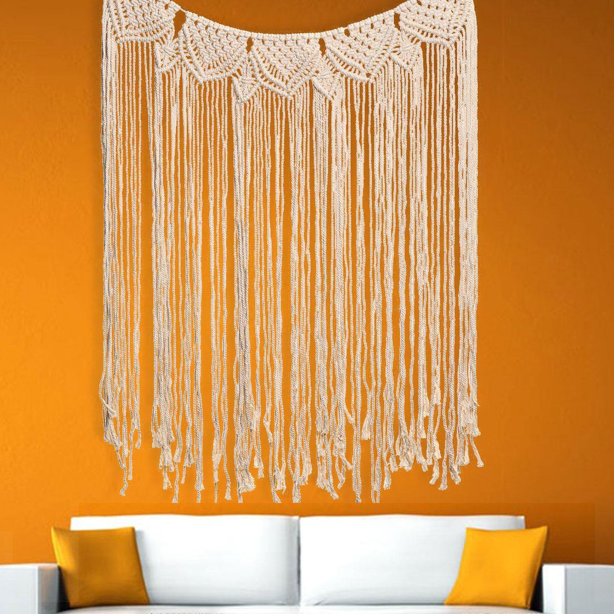 Large Macrame Wall Hanging Door Window Curtain Wedding Backdrop Tapestry Gift