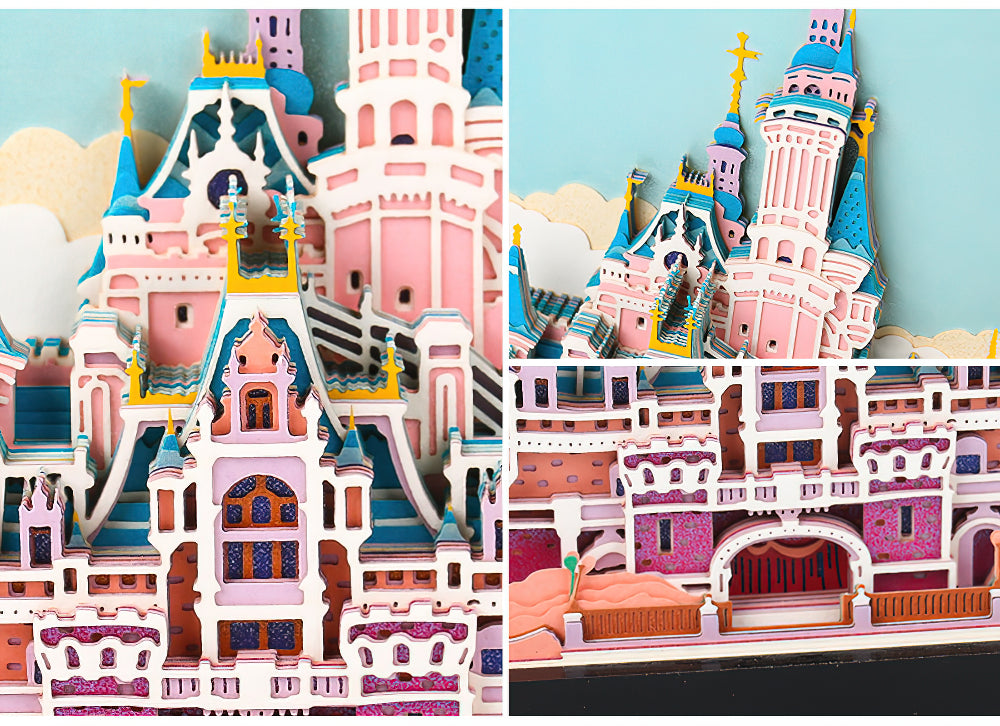 Fairytale Castle 3D Memo Pad Sticky Notes Creative Birthday Gift