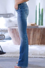 70er-Jahre-Stretch-Hip-Hugger-Jeans (S-4XL)