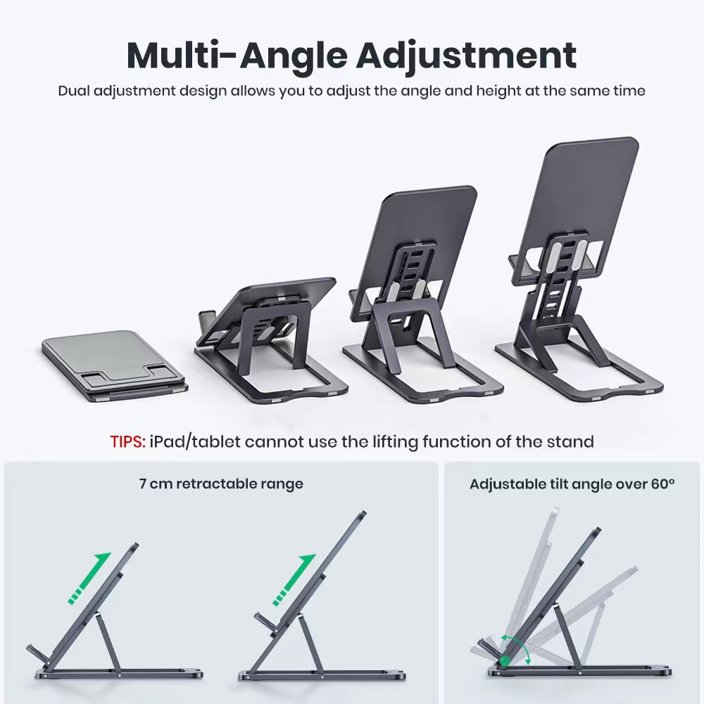 Aluminum Alloy Foldable Liftable Phone & Tablet Stand