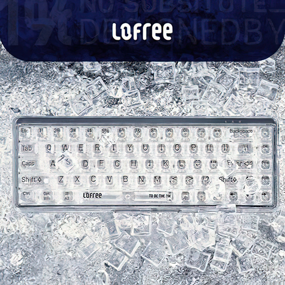 Lofree 1% Dual Mode Transparent Mechanical Keyboard